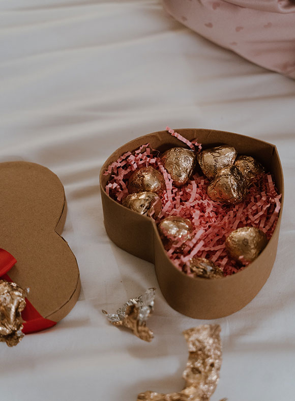 Heart Shaped Box of Toffees